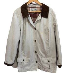 Vintage L.L. Bean Field Coat / Barn Jacket – Plaid Lined – Oversized - Mens XL